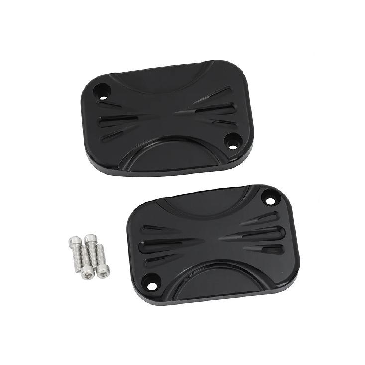 CNC Крышка главного тормозного цилиндра мотоцикла Передняя Задняя Для Harley Touring Road King Street Electra Glide Ultra V-Rod Night Rod