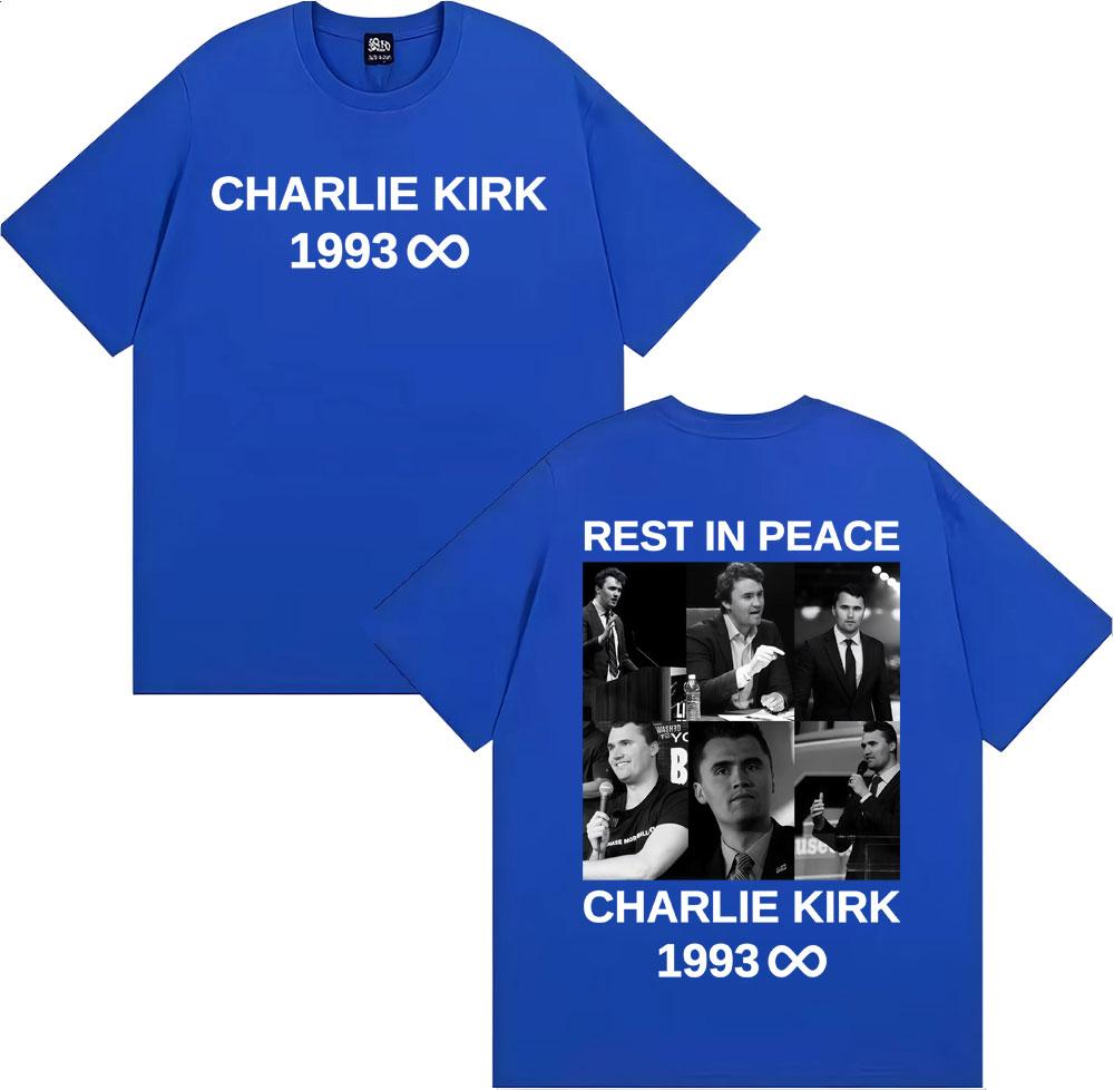 Rest in Peace Charlie Kirk Graphic Tshirts Men Women Fashion Casual 100 Cotton Tee Shirt Harajuku Classic Short Sleeve T Shirt