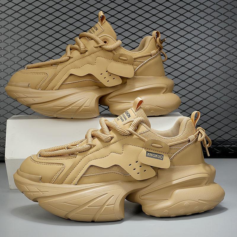 Модная мужская повседневная обувь на платформе с толстой подошвой, кроссовки для мужчин, мужская обувь для ходьбы, мужская модная повседневная обувь, кроссовки для тренировок