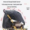 Universal Baby Stroller Sunshade Canopy with Pockets