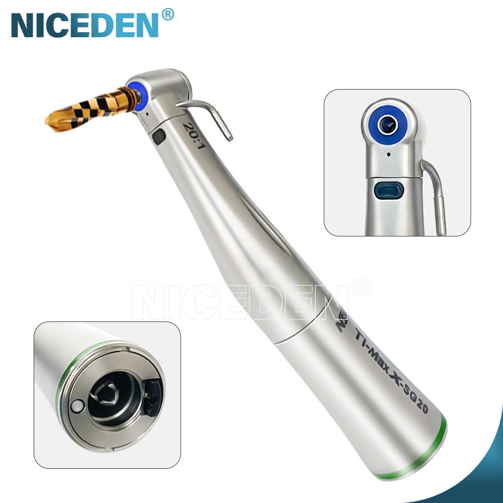 Niceden Наконечник для хирургической имплантации зубов 20:1 Уменьшение оптического внешнего и внутреннего крутящего момента охлаждения : 80 Нсм макс.: 2000 мин-1