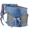 Foldable Cat Backpack, Large Capacity Travel Pet Carrier Bag with Adjustable Straps, Portable Dog Backpack Bag for Small Pets