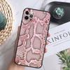 Чехол для телефона под змеиную кожу для iPhone 16 15 14 13 12 11 Pro Max 12 13 Mini 7 8 16 Plus X XR XS Max