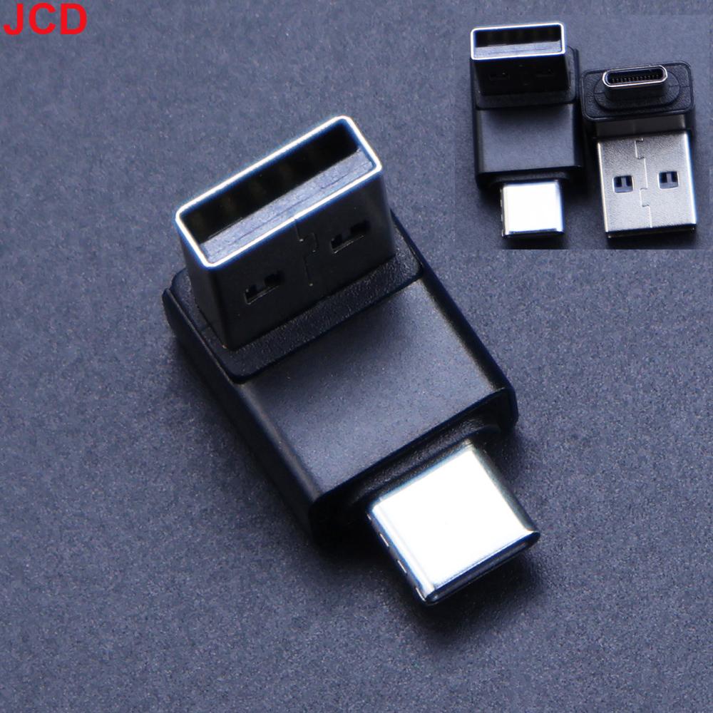 JCD 1 шт. USB A на USB C male Адаптер Type C 10 Гбит/с Быстрая зарядка Передача данных Для синхронизации данных Ноутбук Разъем U-диска