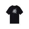 Jordan T Shirts Men's Black Crew Neck Moderate Straight Fit DX9564-010