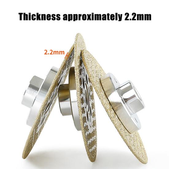 Алмазный шлифовальный диск Двусторонний диск для резки гипсофилы Высокопроизводительное гальваническое алмазное покрытие Шлифовальный диск для кладки