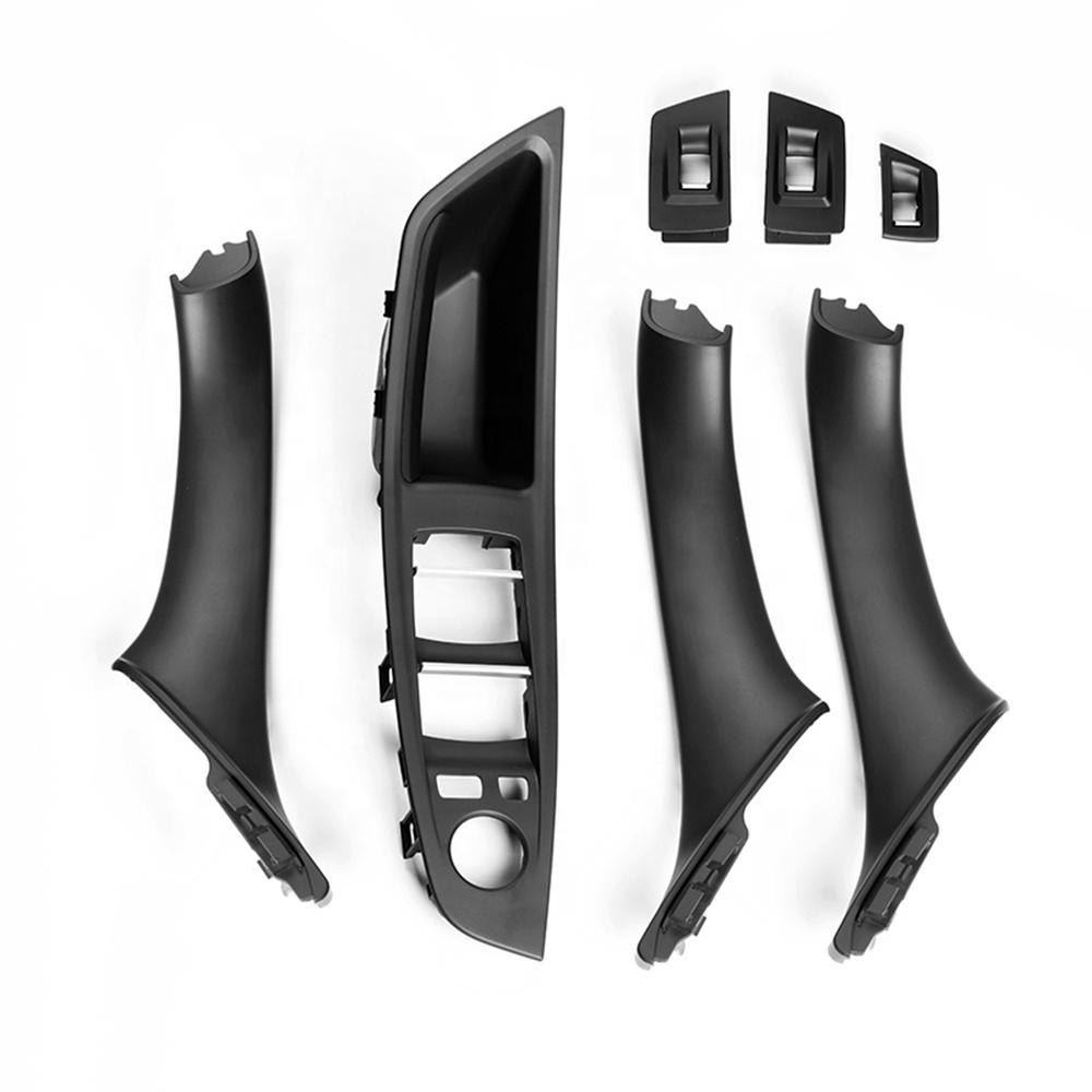 Interior Door Inner Handle for F10 F11 F18 BMW 5 Series Armrest Pull Trim Cover 7 Piece Set 51417225875 51417261933 51417225879