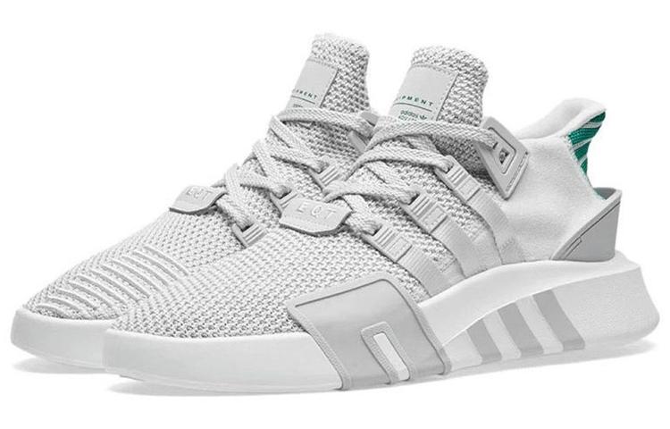 adidas Оригиналы Eqt Bask Adv J Амортизация Устойчивость к истиранию Баланс Средняя высота Детская повседневная обувь Серый Зеленый Подростки CQ2362