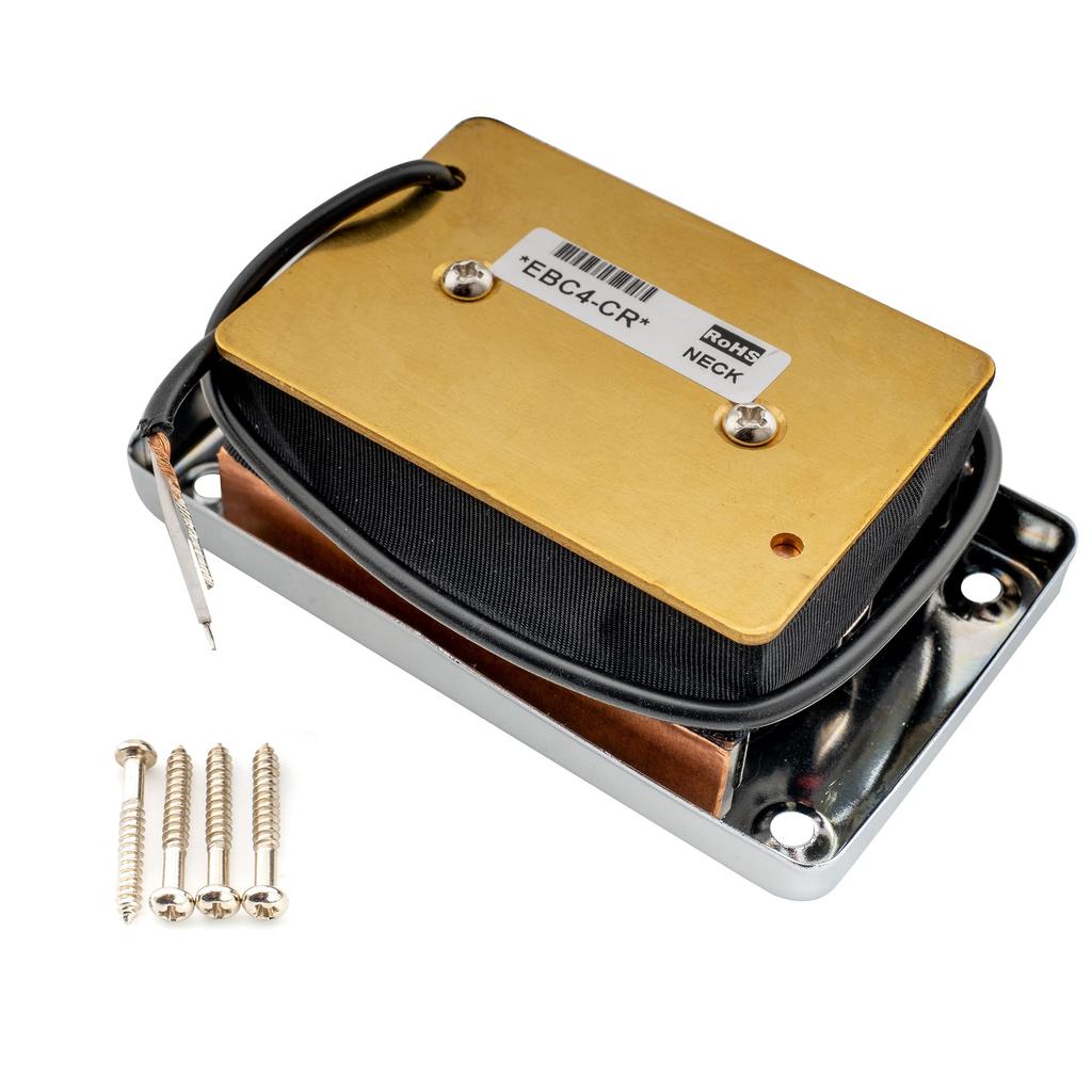 Звукосниматель Artec EBC4 Ceramic Sidewinder Mudbacker Style Bass 30K USA LP для электрической бас-гитары с хромированным грифом SG/EB,