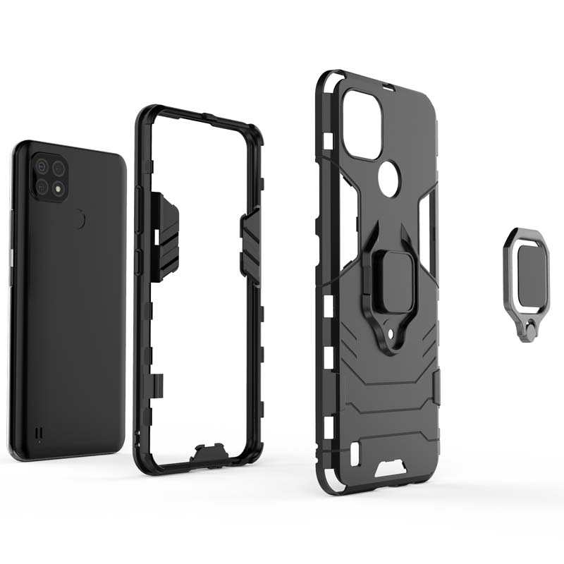 Бронированный чехол для Realme 8 9 10 Pro Plus 8i 9i C3 C11 2021 C12 C15 C17 C20 C21 C25S C21Y C25Y Чехол для телефона Oppo A54 A74 4G 5G Чехол