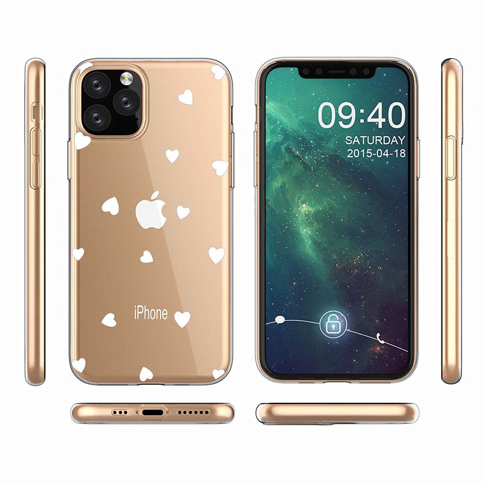 Чехол для мобильного телефона Apple 15 из прозрачного ТПУ 14PRO MAX с кружевным тиснением Soft Shell