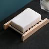 Home & Living Drain Tray Holder Bamboo Leaking Water Soap Holder Storage Box Sponge Plate Soap Dish