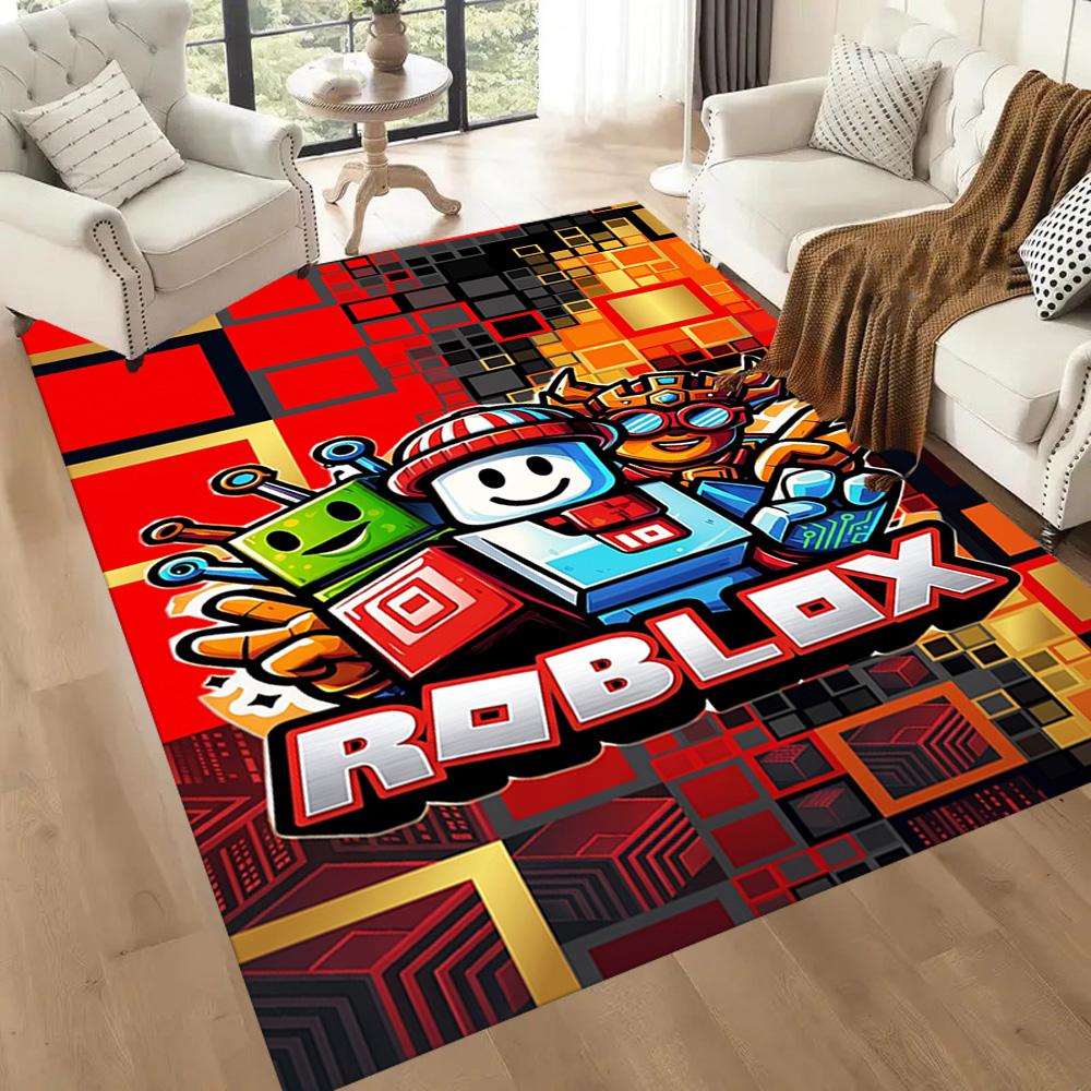 Roblox 397 Floor Mat Suitable for Entryway Playrooms Dormitory Hallway Anti-slip Rug Anime Office Decor Gift for Festivals