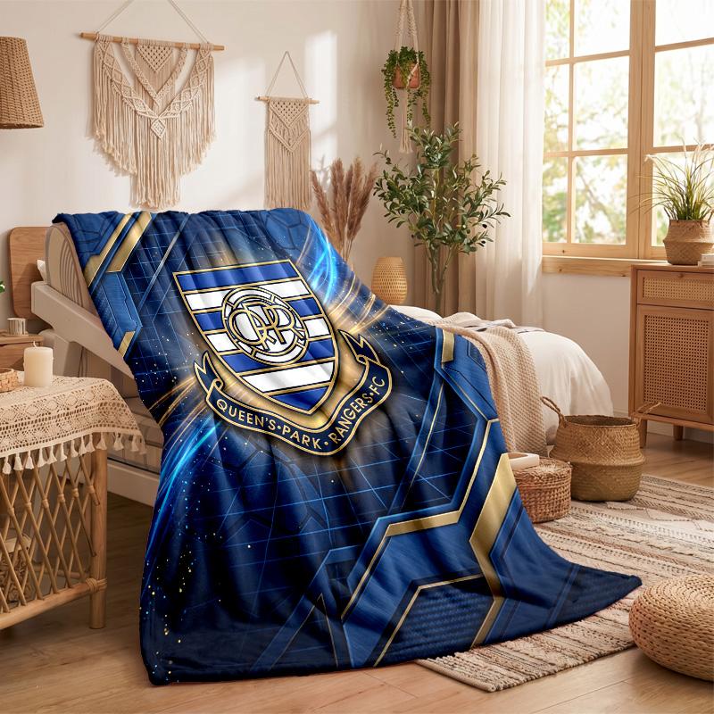 Queens Park Rangers Football Print Flannel Blanket Soft Warm Sofa Bed Throw Blanket For Home Office Bedroom