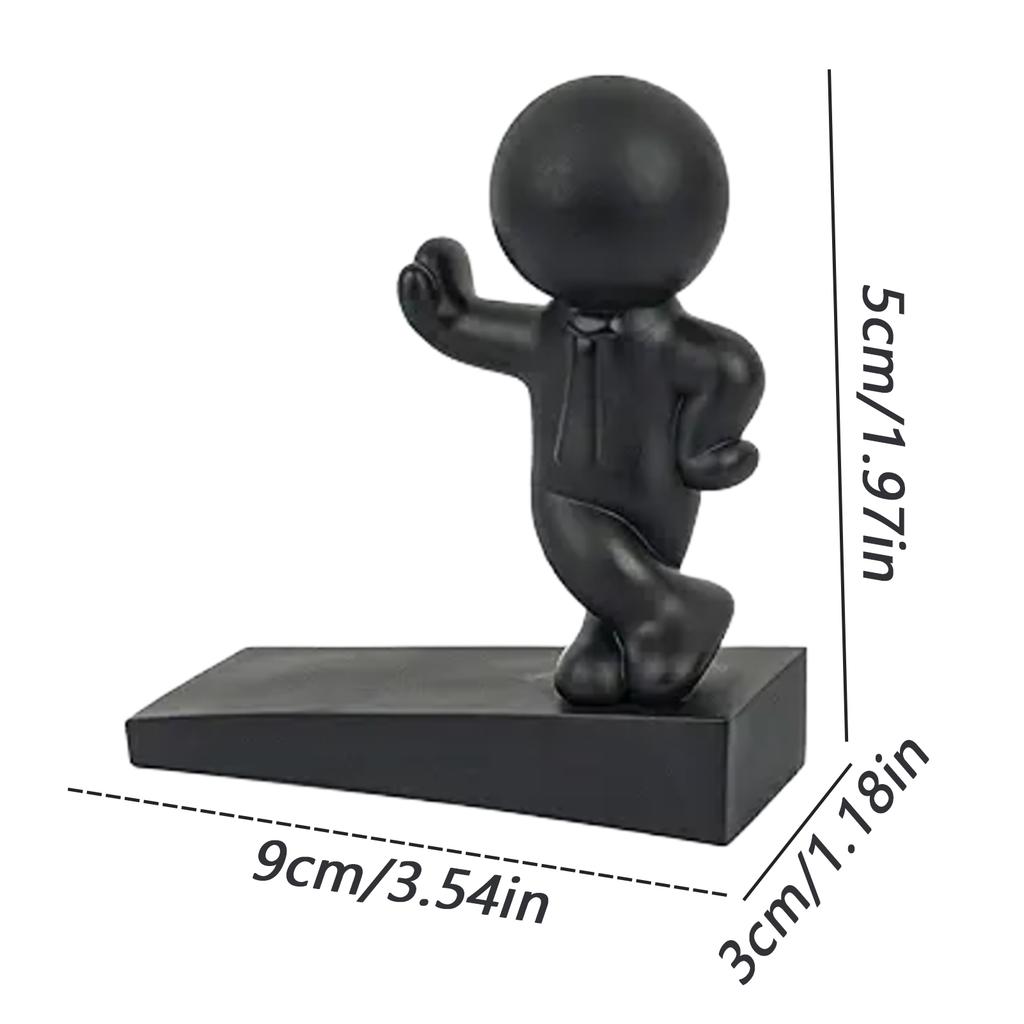 1 шт. Стопор для двери Нескользящий Ограничитель двери Декоративный клин для двери для дома, квартиры, рабочего места, общежития, спальни, гаража, отеля