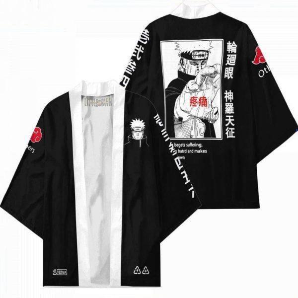 Кардиган с принтом японского аниме, мужская модная традиционная одежда, кимоно, повседневная уличная одежда, куртка Haori Harajuku