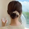 Kanzashi Hair Ornament for Japanese Formal Hair Cherry Gold [MiaoMiao] Clothing, Yukata, U-shaped, Kimono, Accessory, Pearl, Metal, Antique, Blossom,