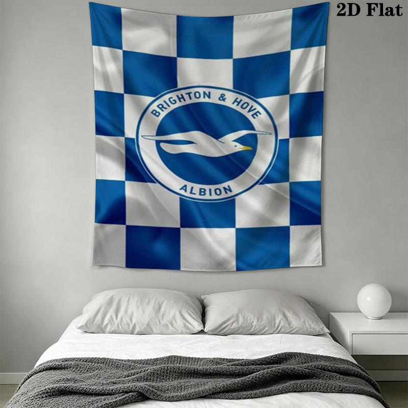 Brighton Wall Tapestry Aesthetic Wall Hanging Printed Fabric Blanket Decorative Tapestries for Bedroom Living Room Home Decor