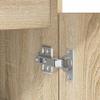 Desk in Sonoma Oak Finish 86 x 49 x 76 cm Engineered Wood
