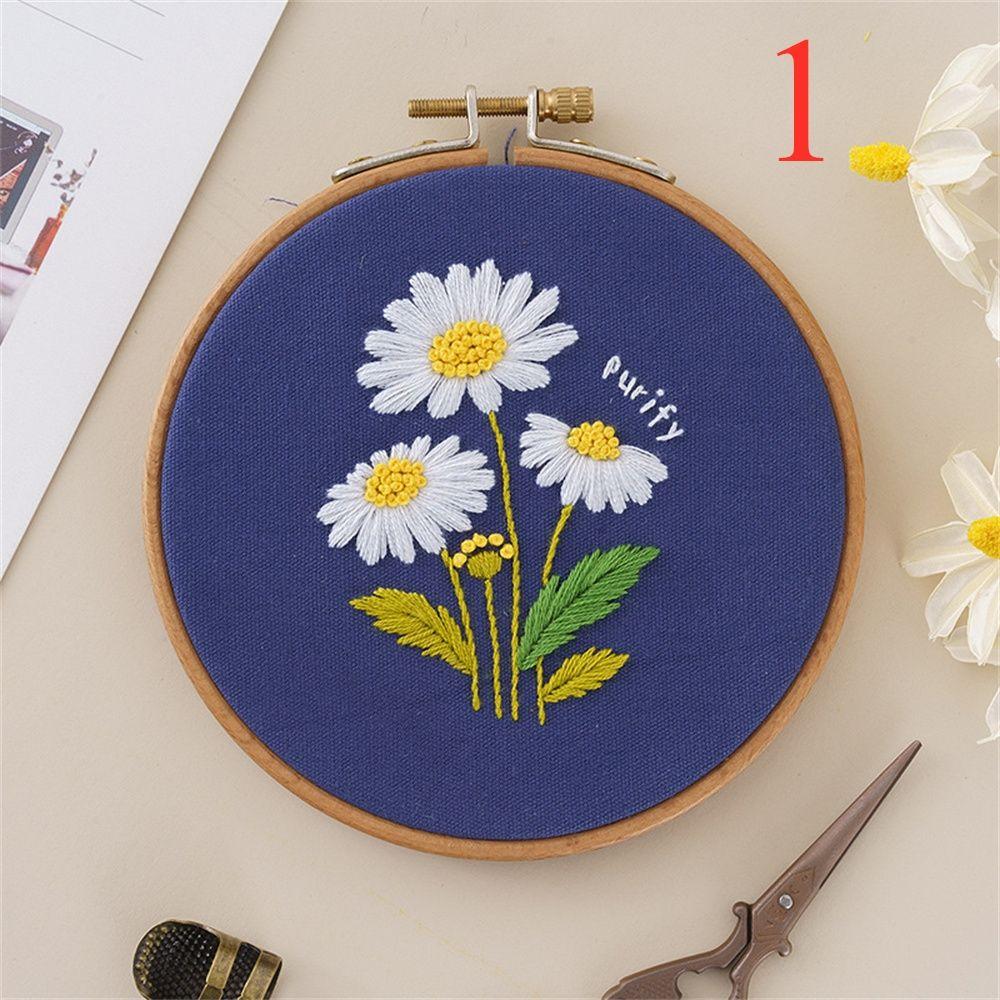 Подарок для начинающих Цветочный букет Серия Игла Нитки Вышивка Крестом Игла Дырокол