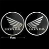 Honda 2pcs 3D Motorcycle Modified Sticker Round Decal Motorcycle Stickers for CRF CB CR XR CRM CBR 125R Pcx125 Cb650r akh256