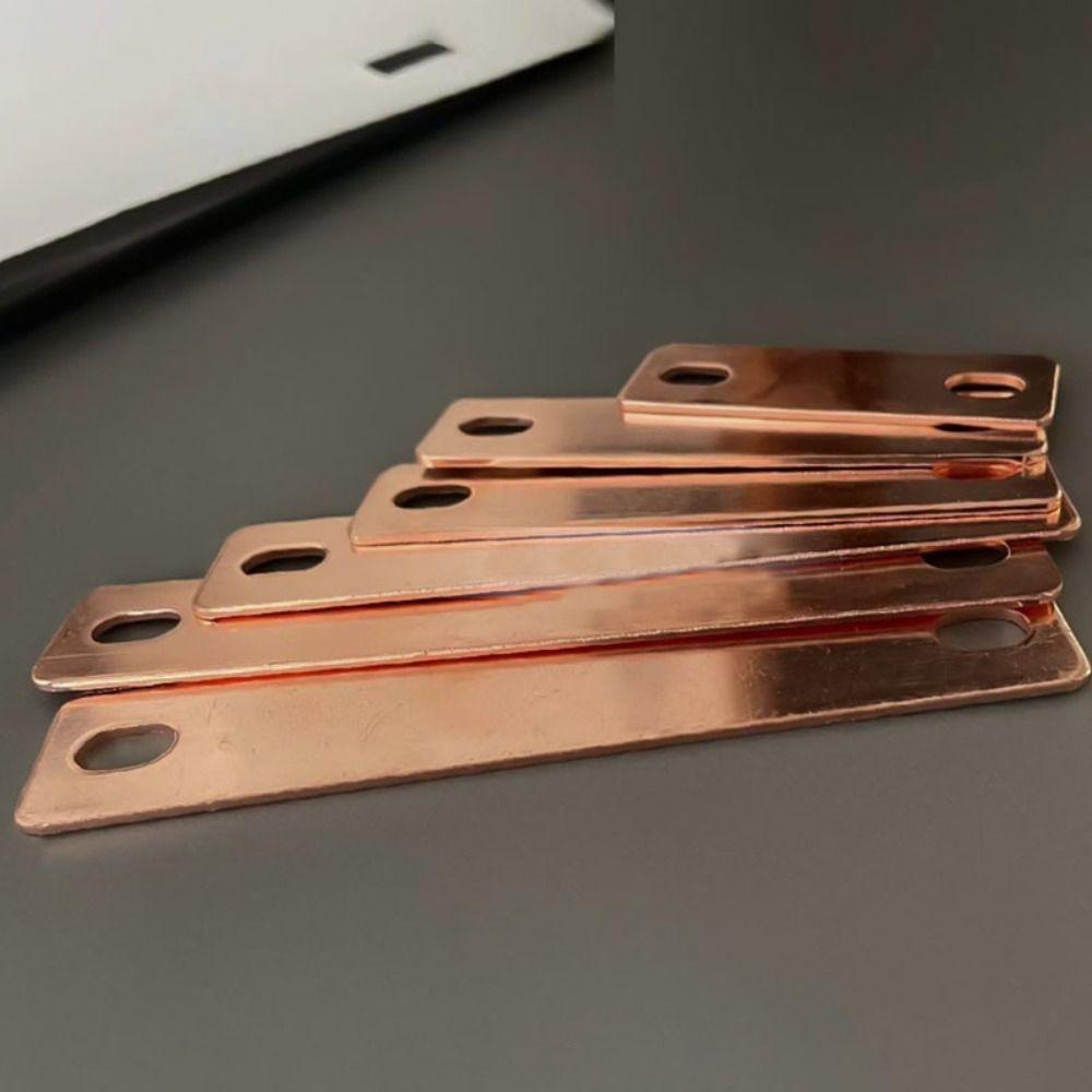 Резьбовые отверстия M6 Медные шины Соединитель Красная медь Красная медь Травленая шина Ячейка LiFePO4