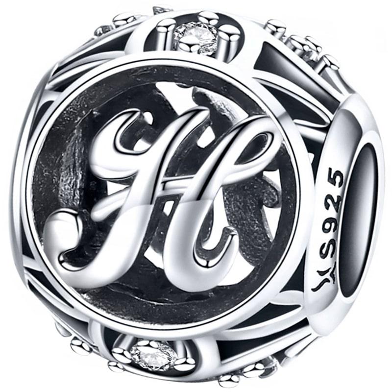 Charms Do Pandora Zawieszka Charms Litera H Srebro 925