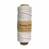 Пеньковый шпагат 1мм 50г 62м рулон [HEMP SHOW] (Конопля100%) (белый) [Элемент]
