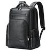 Bopai Мужской кожаный деловой дорожный рюкзак для ноутбука 16 дюймов