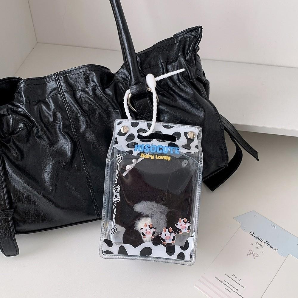 Transparent Doll Protector Case PVC Material Hanging Storage Bag Kids Student Gift