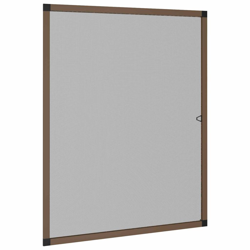 Window Insect Screen Brown 110 x 130 cm