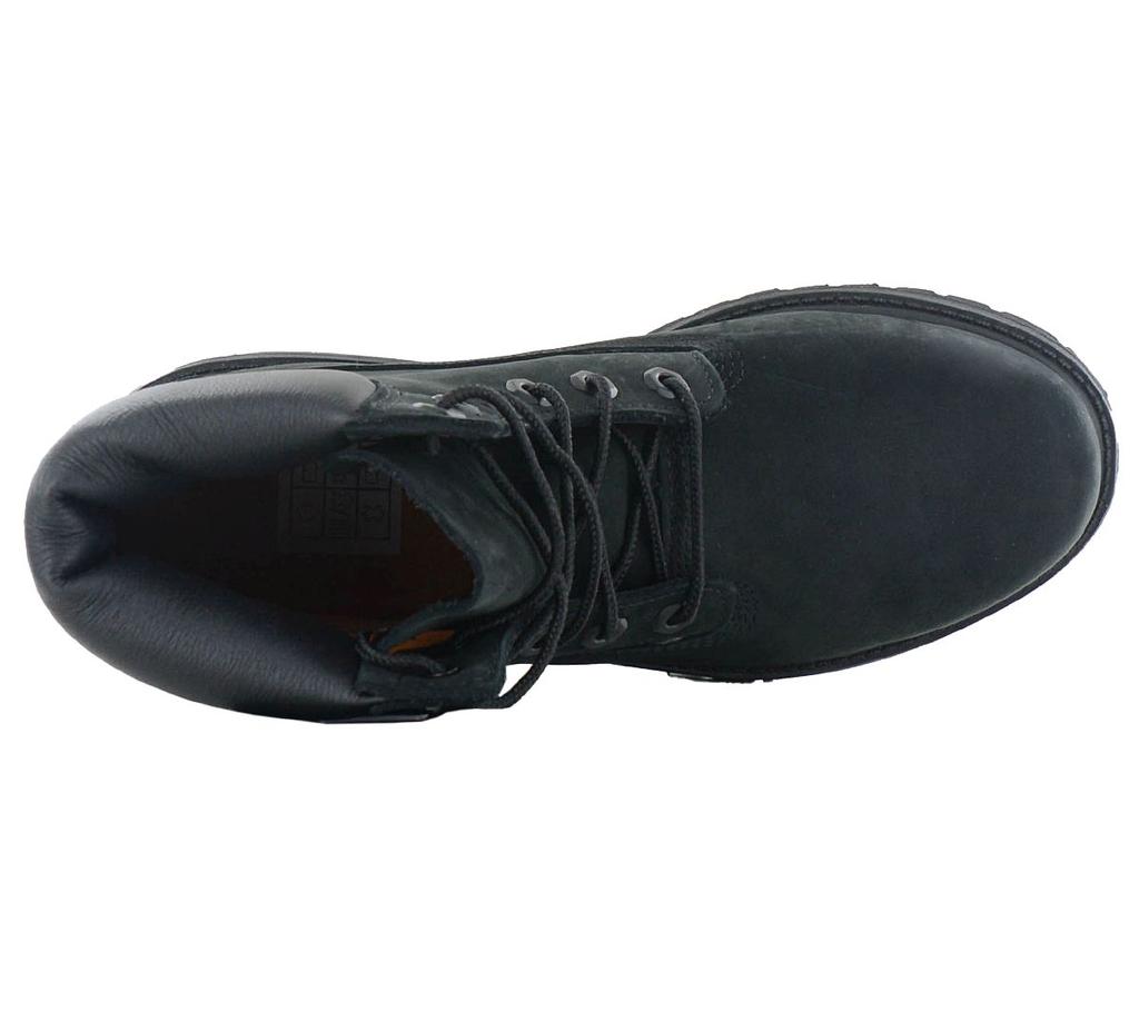 Timberland Премиум 6-дюймовые водонепроницаемые ботинки WP с утеплителем Primaloft - Женские зимние ботинки из кожи черного цвета ОРИГИНАЛ