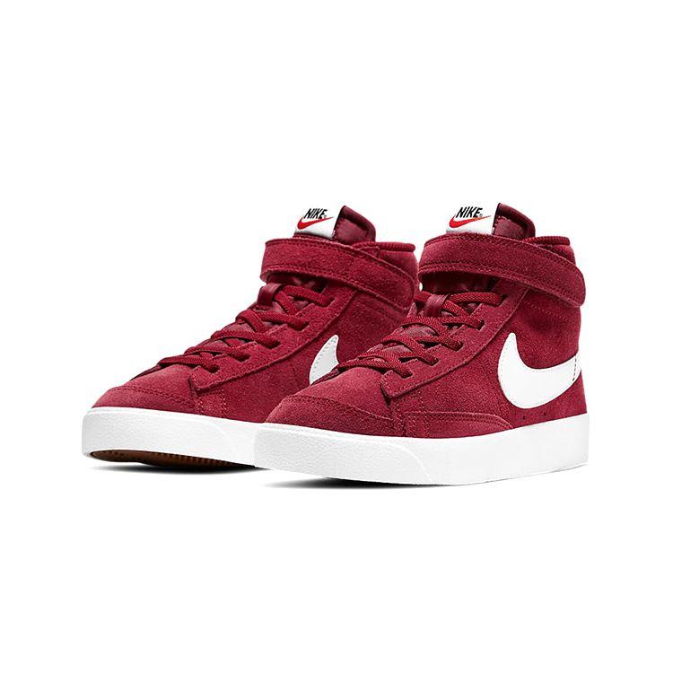 Nike Детские кроссовки Blazer Mid 77 PS Team Red Black White DD1850-600