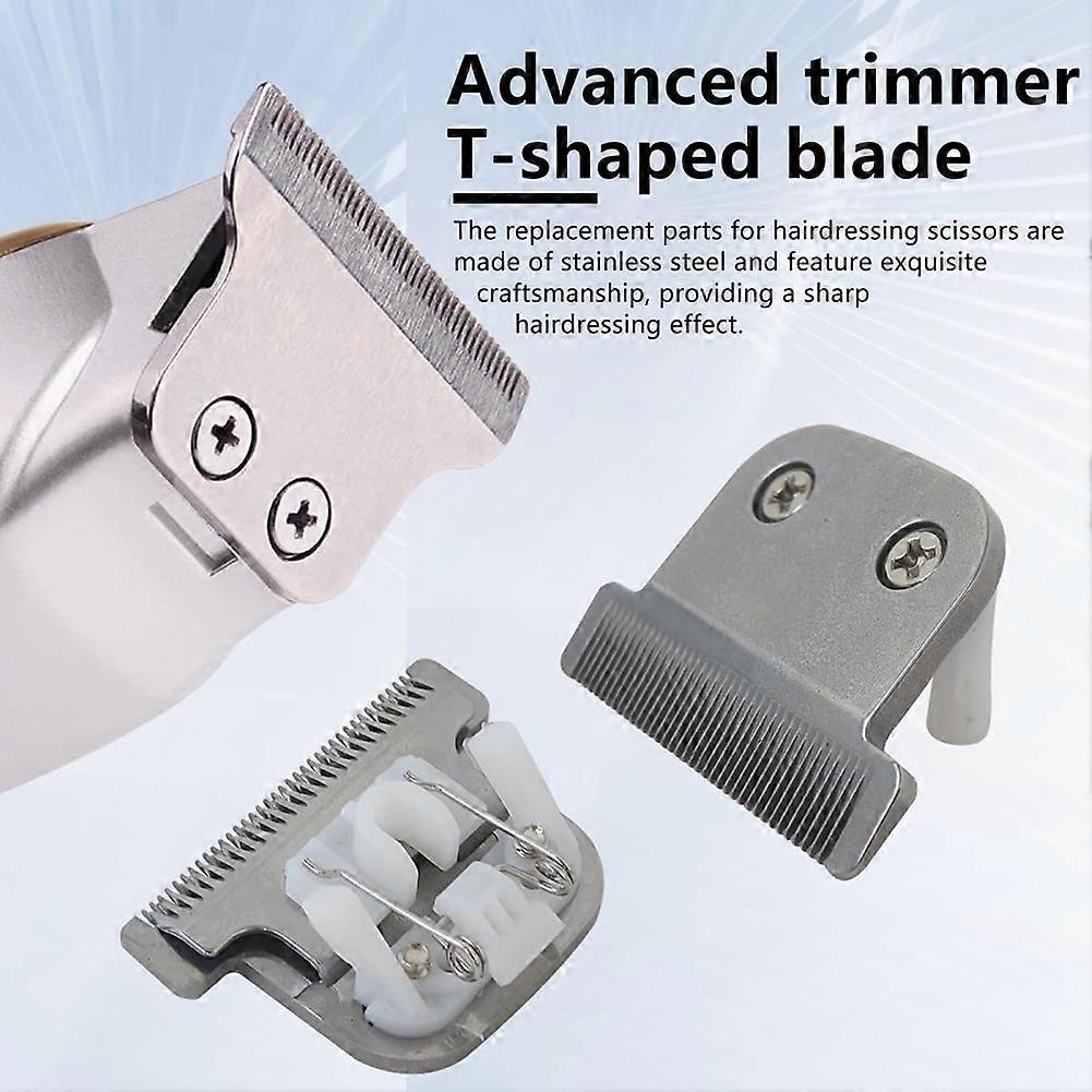 2PCS Replacement Detachable T Blade for Wahl T Blades for Trimmer Models 9864/9864SS/9686/9818A/9854L//9870/9888/9937