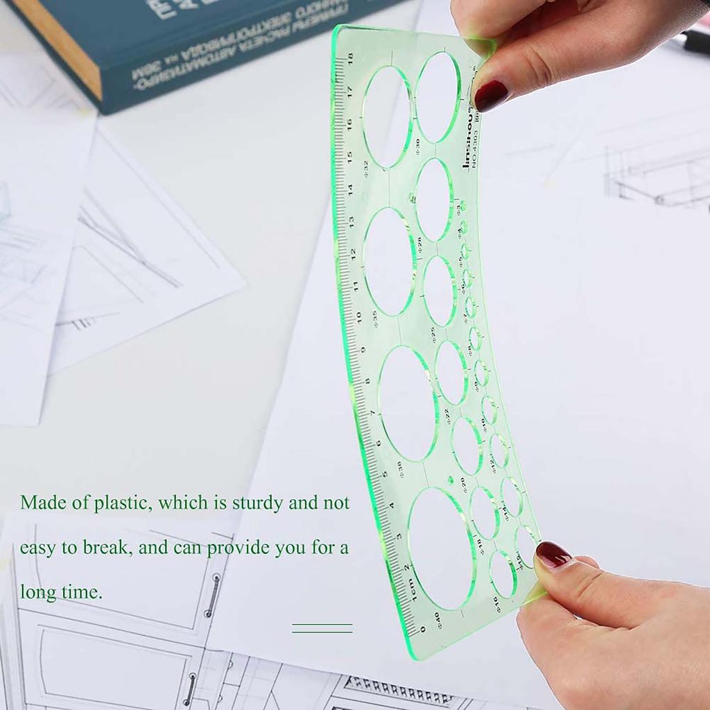 (Никита) Шаблоны кругов. Измерительная линейка геометрии. Пластиковый геометрический рисунок. Живопись.
