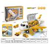 European Station Children'S Large Plane Police Fire Engineering Urban Alloy Car Deformation Storage Aircraft Spray Toys