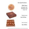 Китайские шахматы Sheng Lv из массива дерева с кожаной доской и руководством для начинающих