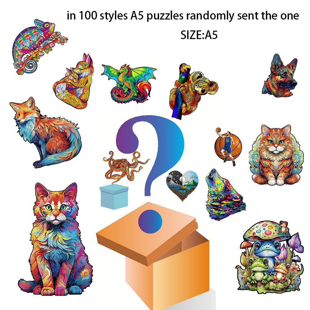 3D Mushroom Village Wooden Jigsaw Puzzle Montessori Games Puzzles Animal Toy Ideal for Adults Children Exquisite Pattern Birthday Present