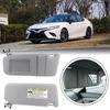 Pair of Sun Visors for 2007-2011 Toyota Camry (Parts 74310-06750-E0, 74320-06780-B0)