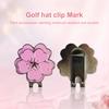 Магнитный маркер для мяча для гольфа, новинка, зажим для шляпы, нержавеющий, устойчивый к коррозии, маркер для мяча для гольфа в форме цветка, аксессуары для гольфа