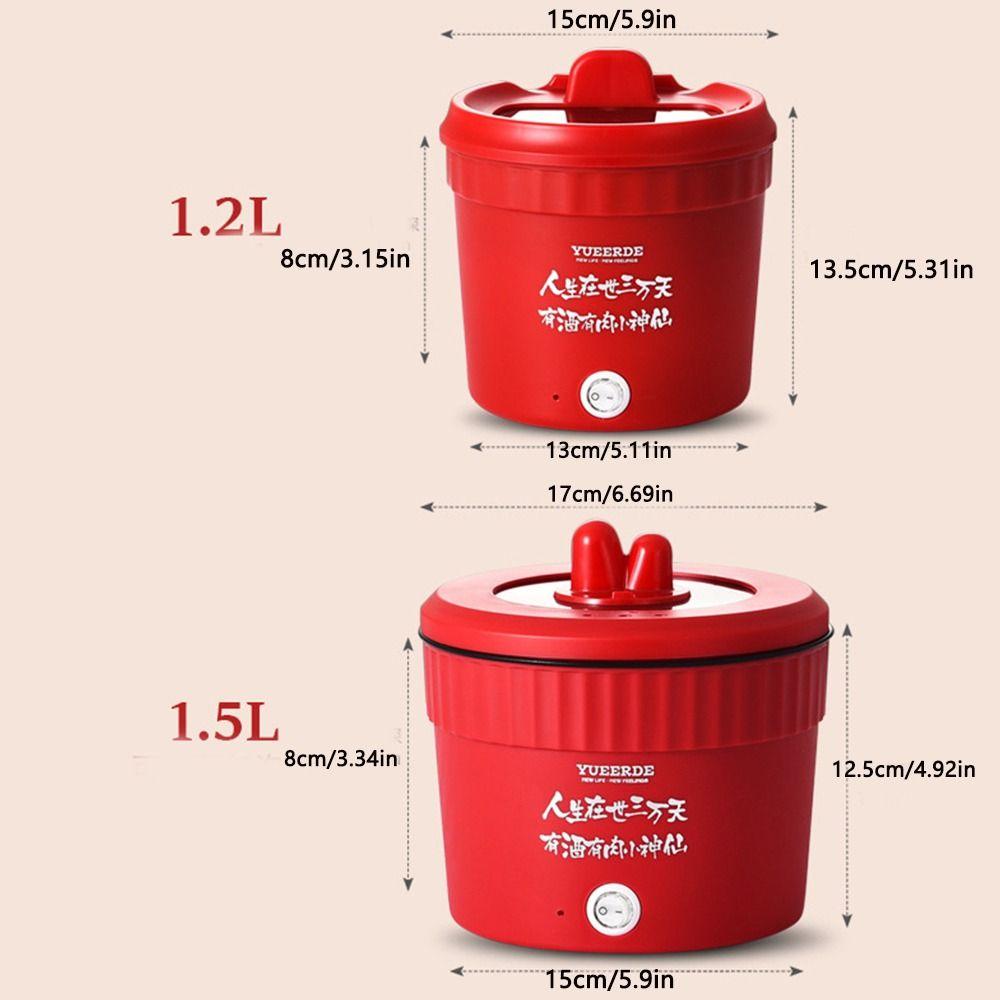 Сковорода с антипригарным покрытием Общежитие Бытовой Электрическая горячая кастрюля Электрическая рисоварка Электрическая плита Кастрюля для готовки