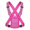 with Pockets Reflective Safety Vest Reflective Strips Reflective Running Vest  for Running Cycling
