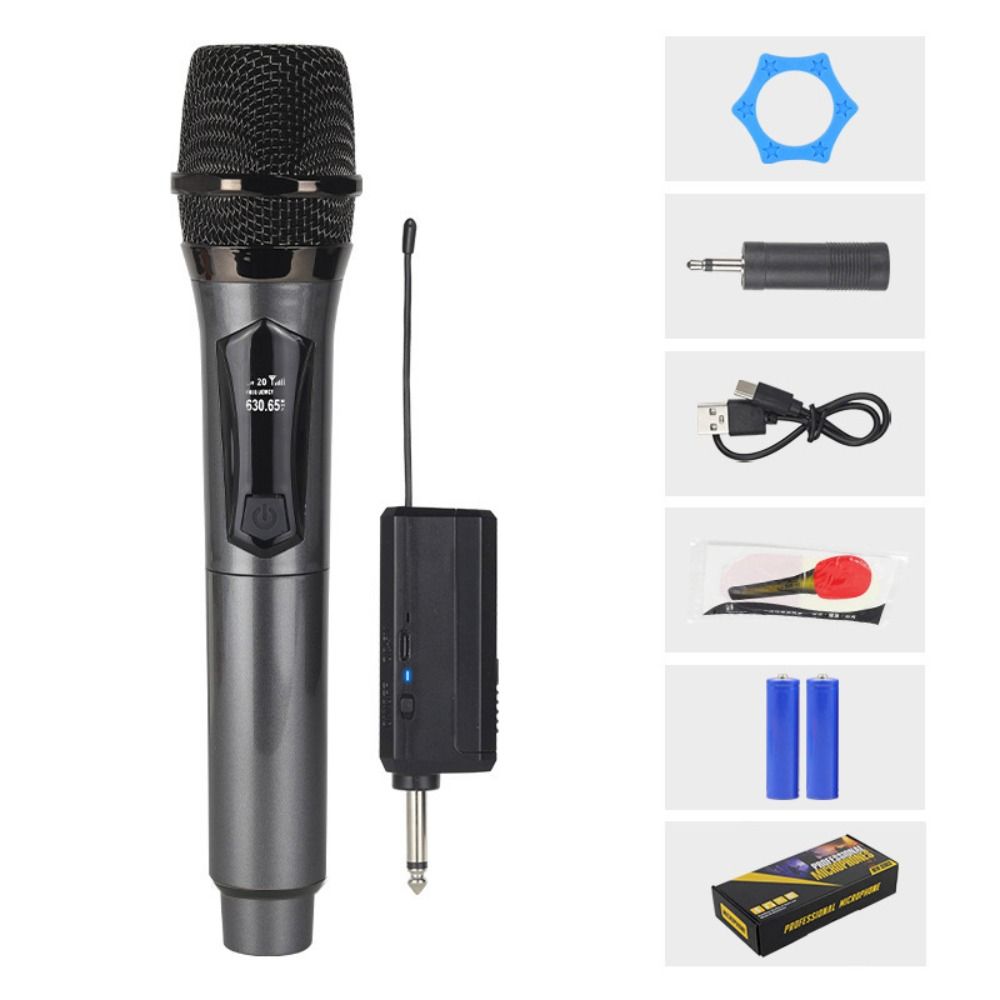 Rechargeable Wireless Microphone High Quality Wireless Receiver Handheld Microphone Meeting Use