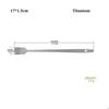Titanium/ Stainless Steel Coffee Tea Stirring Spoon  Outdoor Kitchen Supplies