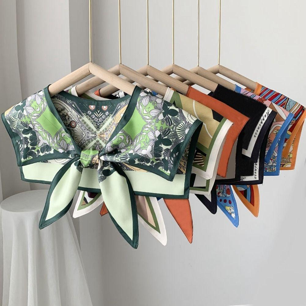Silk Sunscreen Shawl Sunscreen False Collar Fashion Neckwear Summer