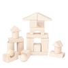 Grandpapa Original Building Block 22 Pieces with Storage Bag Japanese-Made Set, (White Wood)