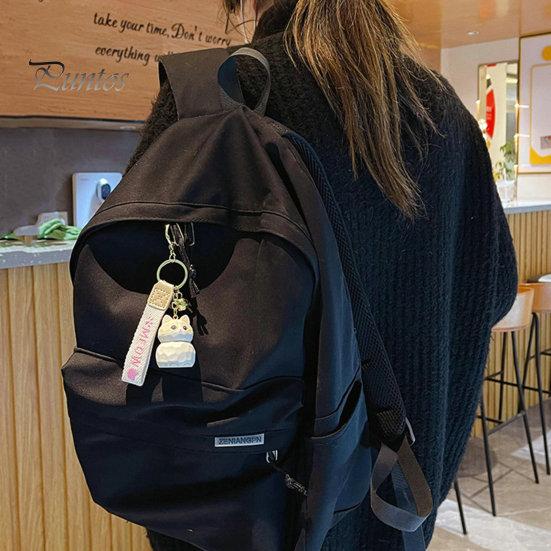 Милый смоляный брелок с котом и колокольчиком, 3D кукла, ремешок с буквами, подарок для женщин и девочек, мультяшное животное, котенок, автомобильный брелок, подвеска, украшение для рюкзака