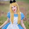 Alice In Wonderland Cinderella Golden Cosplay Wig with Headband