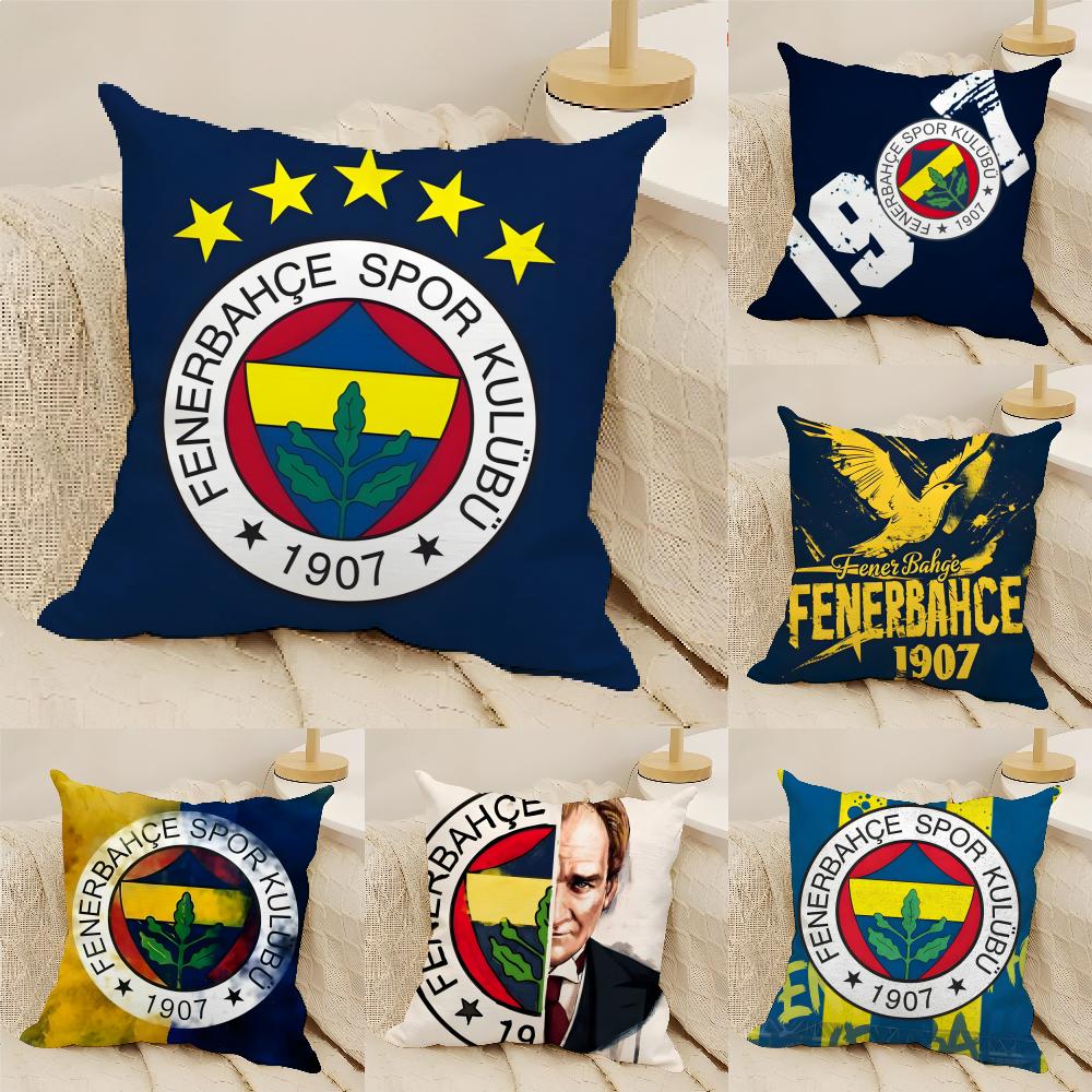 Крутая наволочка FF FenerbahceS из натурального льна, двусторонняя печать, декоративная наволочка для дивана, дома