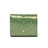 Кошелек-бифолд Patrick Cox Glitter Lily из эмали с блестящим узором Kings зеленый (PXLWDBS1)